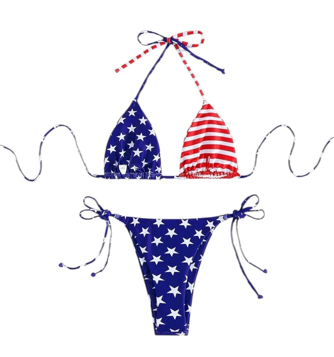 American Flag Thong Bikini